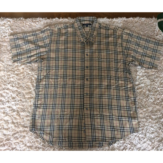 BURBERRY(バーバリー)のバーバリー チェック 半袖 ボタンダウン  シャツ メンズのトップス(シャツ)の商品写真
