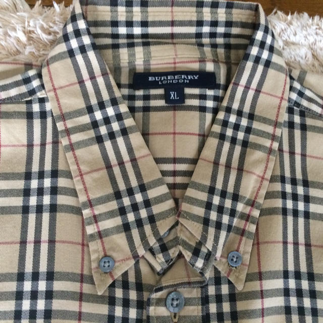 BURBERRY(バーバリー)のバーバリー チェック 半袖 ボタンダウン  シャツ メンズのトップス(シャツ)の商品写真