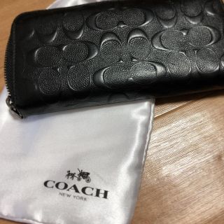 コーチ(COACH)のCOACH ブラック 長財布 アウトレット(長財布)