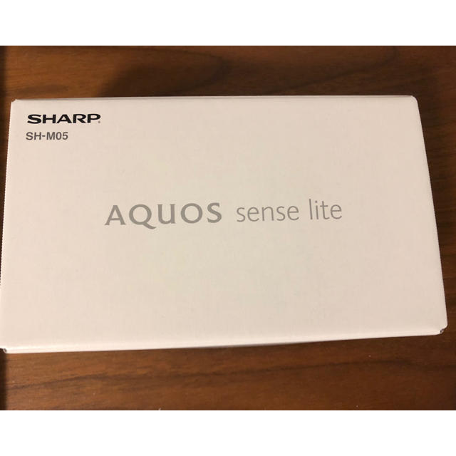 【新品未開封】AQUOS sense lite SH-M05 ホワイト