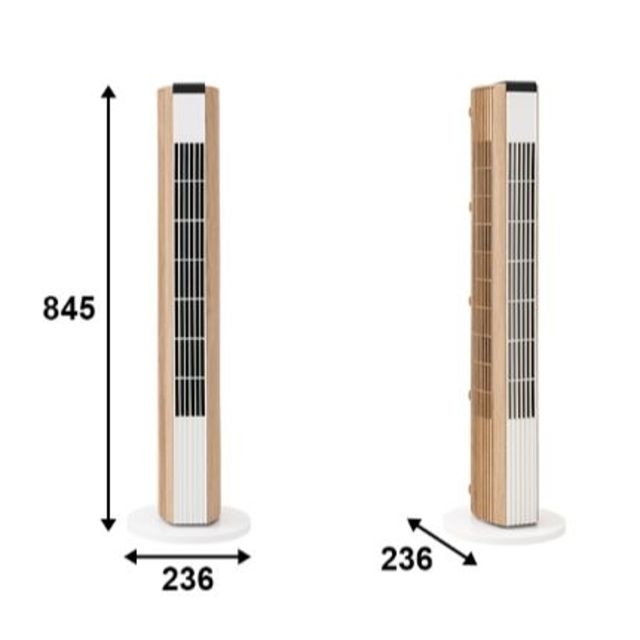 *新品未使用* モダンデコ スリムタワーファン dcモーター扇風機  スマホ/家電/カメラの冷暖房/空調(扇風機)の商品写真