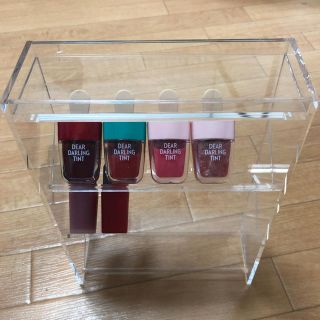 ムジルシリョウヒン(MUJI (無印良品))の無印 アクリルボトルスタンド 3段(ケース/ボックス)