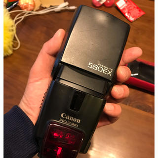 キヤノン(Canon)の木様専用 [CANON]スピードライト 580EX(ストロボ/照明)