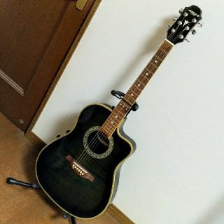 ARIA アリア エレアコギター AMB-35 グリーンサンバーストの通販 ...