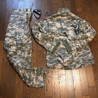米軍実物 ACU ジャケット パンツ 上下セット S-R 迷彩服 BDUの通販 ...