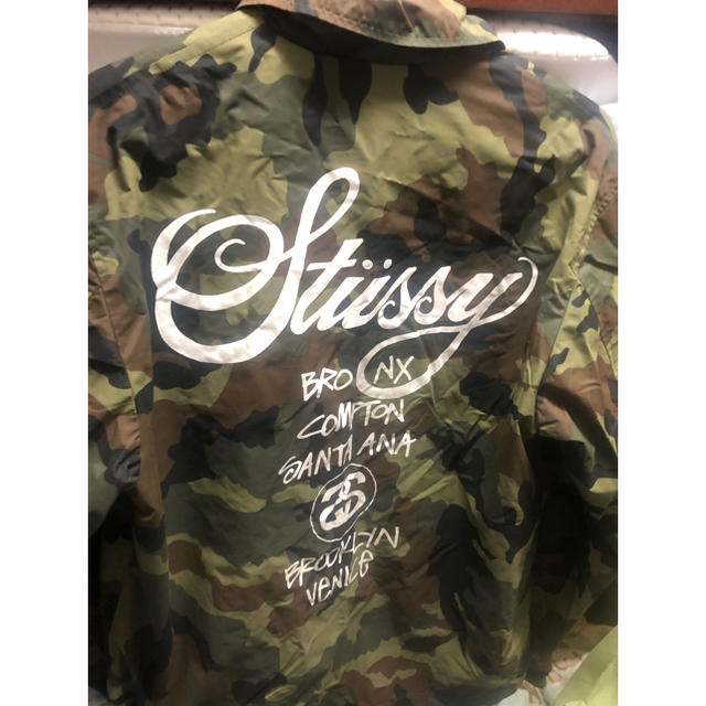 ステューシー STUSSY 迷彩 コーチジャケット