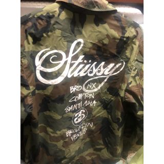 STUSSY - ステューシー STUSSY 迷彩 コーチジャケットの通販 by ...