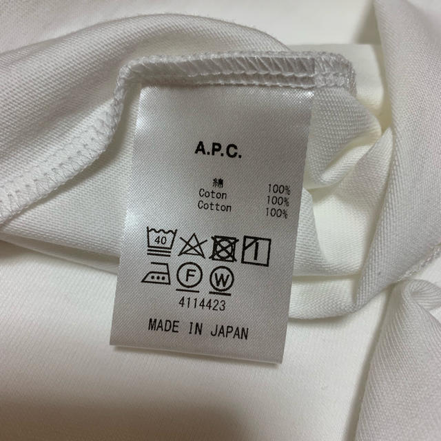 A.P.C ロゴ刺繍 ポケットTシャツ メンズXS 2