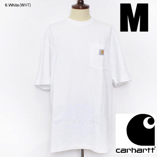 carhartt(カーハート)のカーハート Tシャツ M 白 carhartt メンズのトップス(Tシャツ/カットソー(半袖/袖なし))の商品写真