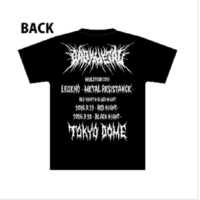 BABYMETAL Tシャツ Lサイズ2着セット エンタメ/ホビーのタレントグッズ(アイドルグッズ)の商品写真