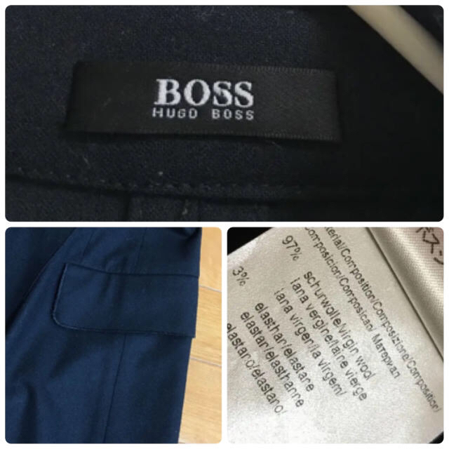 BOSS(ボス)の美品＊HUGO BOSS レディースロングコート レディースのジャケット/アウター(ロングコート)の商品写真