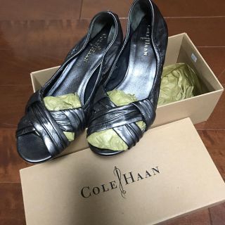 コールハーン(Cole Haan)のコールハン  ローヒール シルバー(バレエシューズ)