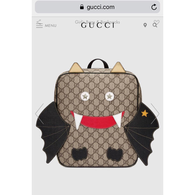 Gucci - ぐりーんばず 新品タグ付き GUCCI グッチ リュック Backpack