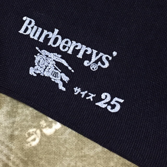 BURBERRY(バーバリー)の靴下 Burberry 紺 サイズ25 メンズのレッグウェア(ソックス)の商品写真