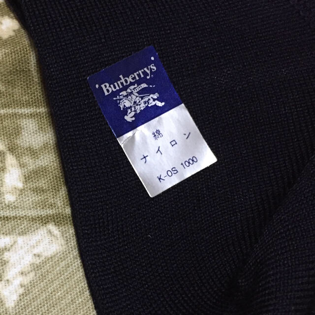 BURBERRY(バーバリー)の靴下 Burberry 紺 サイズ25 メンズのレッグウェア(ソックス)の商品写真