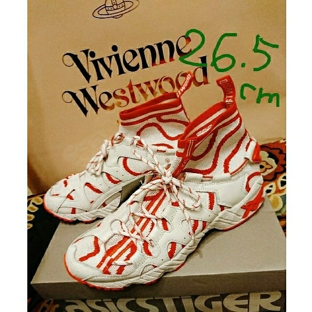 Vivienne Westwood(ヴィヴィアンウエストウッド)の箱付き新品直営店購入ヴィヴィアンウエストウッド×asicsGEL-MAI  メンズの靴/シューズ(スニーカー)の商品写真