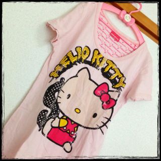 キティ♡Tシャツワンピース(ひざ丈ワンピース)