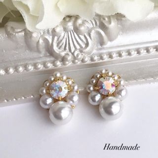 パールビジューピアス 3(ピアス)