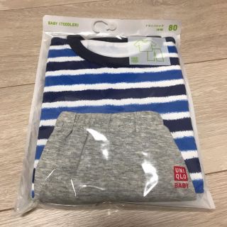 ユニクロ(UNIQLO)のユニクロ 半袖パジャマ 80(パジャマ)