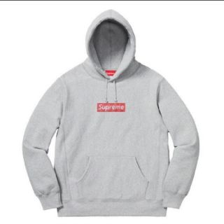 シュプリーム(Supreme)の送込 XL Supreme Swarovski Box Logo Hooded(パーカー)