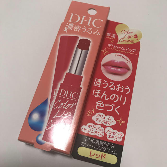 DHC(ディーエイチシー)のDHC カラーリップクリーム レッド コスメ/美容のスキンケア/基礎化粧品(リップケア/リップクリーム)の商品写真