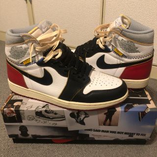 ナイキ(NIKE)のNIKE UNION JORDAN 1 NRG BLACK 28.0cm(スニーカー)