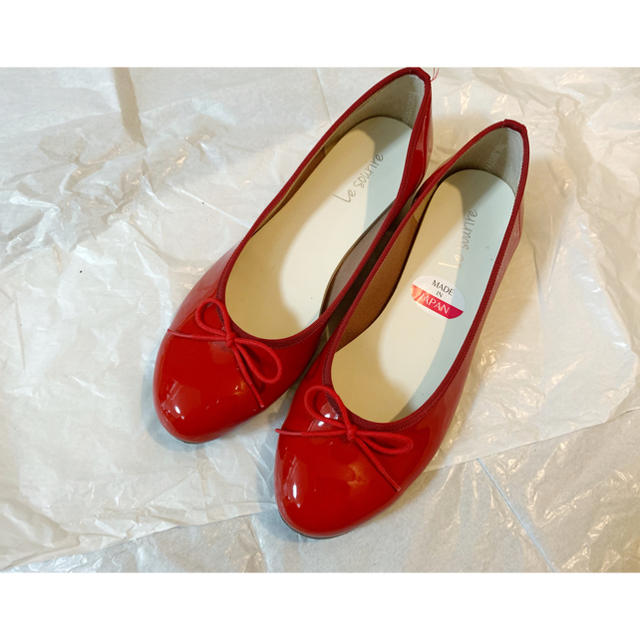 repetto(レペット)のルスリール フラット バレエシューズ 赤 レッド レディースの靴/シューズ(バレエシューズ)の商品写真