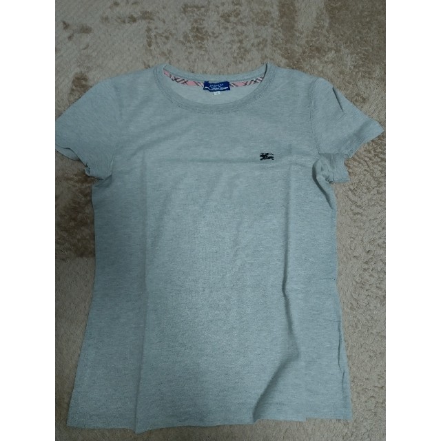 BURBERRY BLUE LABEL(バーバリーブルーレーベル)のBURBERRY　BLUE LABEL　Tシャツグレー レディースのトップス(Tシャツ(半袖/袖なし))の商品写真