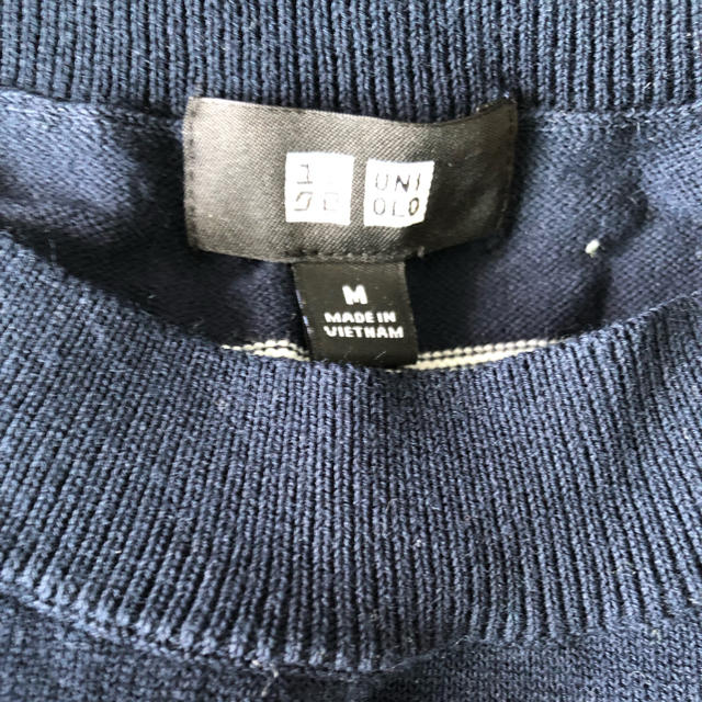 UNIQLO(ユニクロ)のUNIQLOクルーネックセーター半袖 メンズのトップス(ニット/セーター)の商品写真