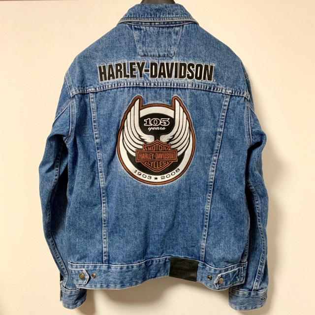 Harley Davidson(ハーレーダビッドソン)の値下げ！ ハーレー 純正 限定 ハーレーダビッドソン  デニム ジャケット  メンズのジャケット/アウター(ライダースジャケット)の商品写真