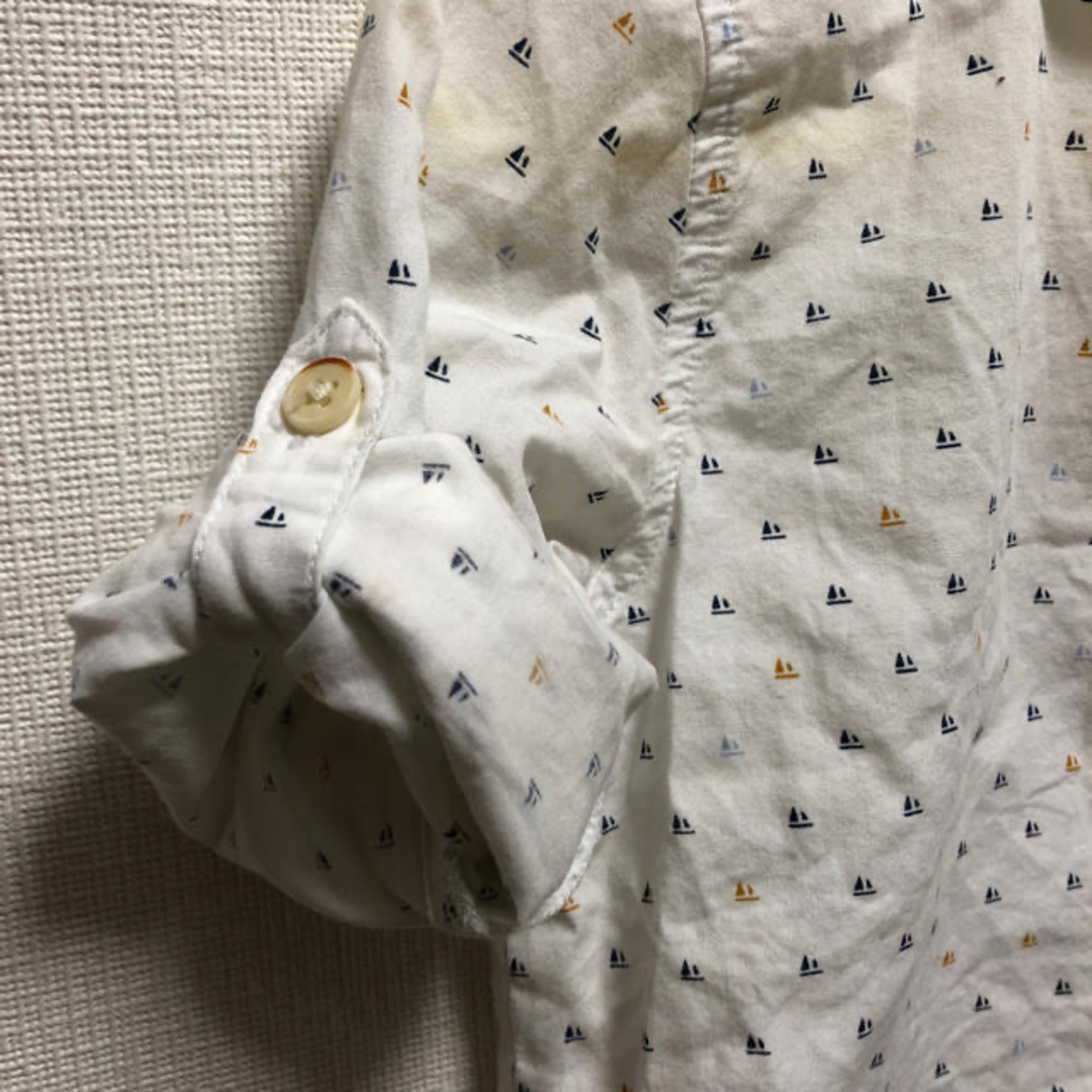 ZARA KIDS(ザラキッズ)の値下げ　Zara baby Boyシャツ 綿生地 キッズ/ベビー/マタニティのキッズ服男の子用(90cm~)(ジャケット/上着)の商品写真