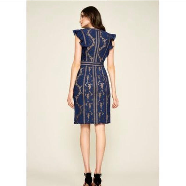 TADASHI SHOJI(タダシショウジ)のRK様専用 タダシショージ  新品 フリル レース サイズ2 レディースのワンピース(ひざ丈ワンピース)の商品写真