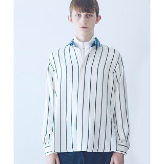 STUDIOUS - CULLNI 19ss ストライプクレリックシャツの通販 by ...