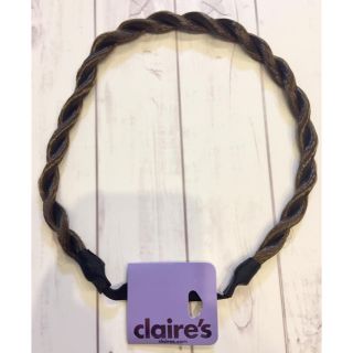 クレアーズ(claire's)の新品【クレアーズ】ねじり髮ヘアバンド(ヘアバンド)