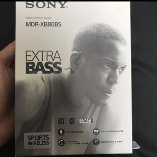 ソニー(SONY)の新品 SONY ワイヤレスイヤホン Bluetooth MDR-XB80BS(ヘッドフォン/イヤフォン)