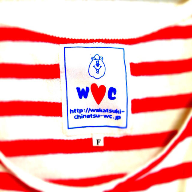 wc(ダブルシー)のw♡c ボーダーTee レディースのトップス(Tシャツ(半袖/袖なし))の商品写真