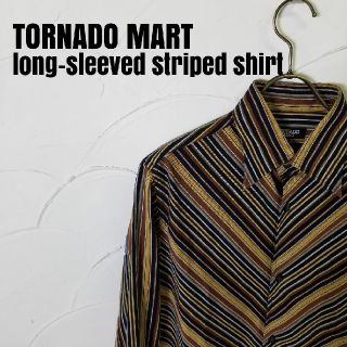 トルネードマート(TORNADO MART)のTORNADO MART/トルネードマート 長袖 ストライプ シャツ(シャツ)