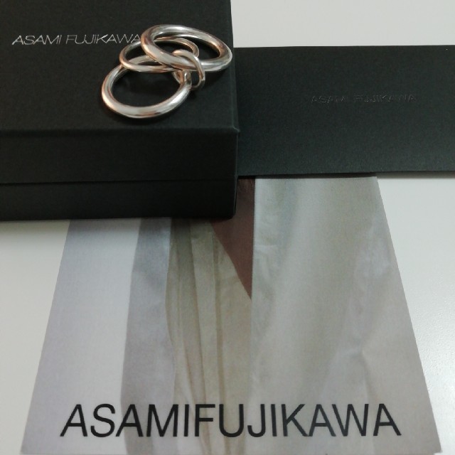 ASAMI FUJIKAWA　新品未使用　三連シルバーリング レディースのアクセサリー(リング(指輪))の商品写真