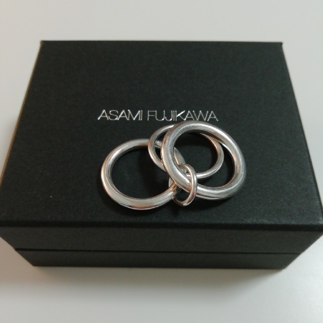 ASAMI FUJIKAWA 新品未使用 三連シルバーリング | livro.funcionalink