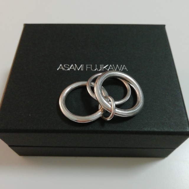 ASAMI FUJIKAWA　新品未使用　三連シルバーリング レディースのアクセサリー(リング(指輪))の商品写真