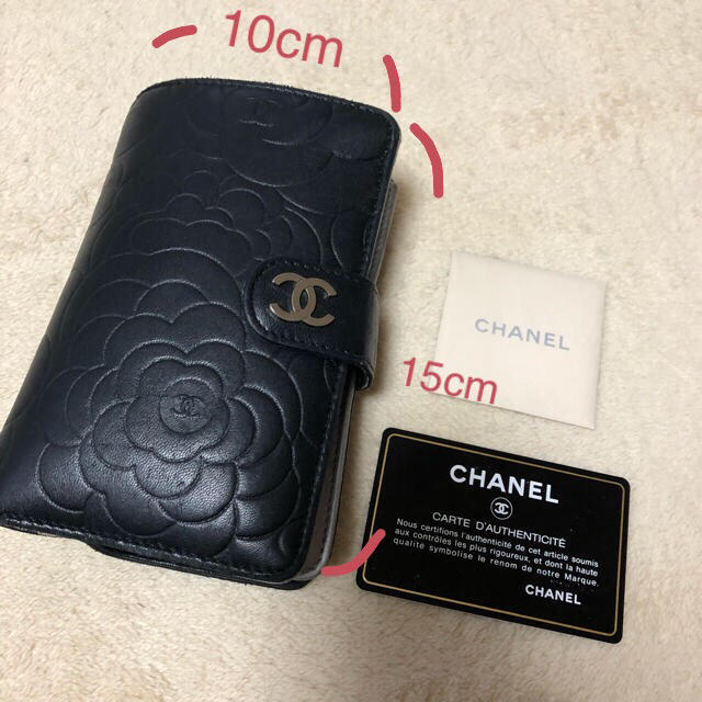 ファッション小物CHANEL カメリア 財布