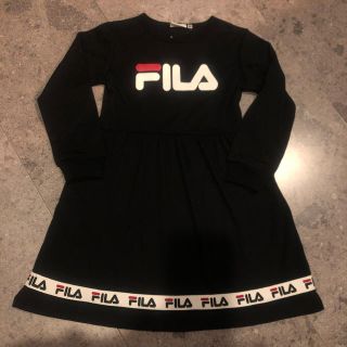 フィラ(FILA)の10105792様専用！！FILA ロゴワンピース Ｔシャツ 長袖(ワンピース)