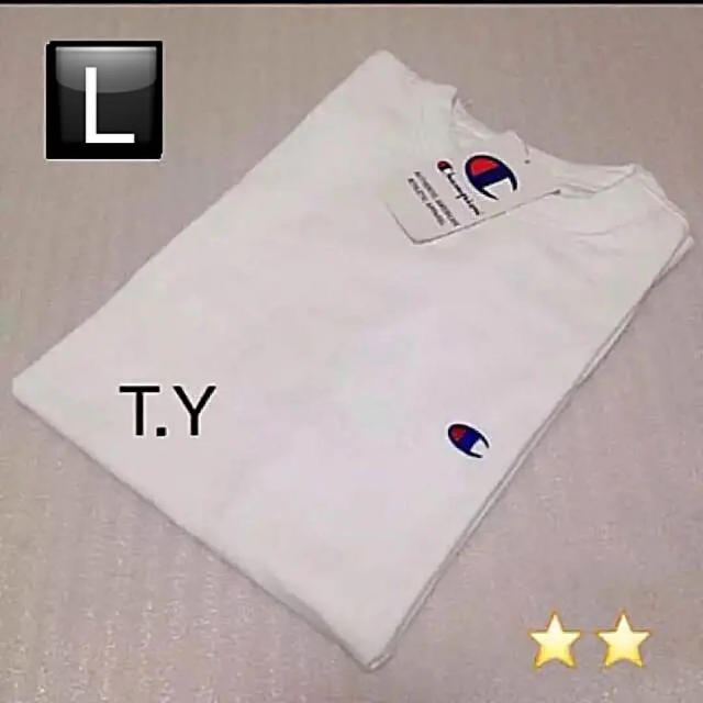 Champion(チャンピオン)のChampion Tシャツ 白 Supreme EMODA Ungrid好きに メンズのトップス(Tシャツ/カットソー(半袖/袖なし))の商品写真