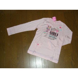 メゾピアノジュニア(mezzo piano junior)の【新品】mezzopianoメゾピアノＭ１５０Ｔシャツピンク＃0208(Tシャツ/カットソー)