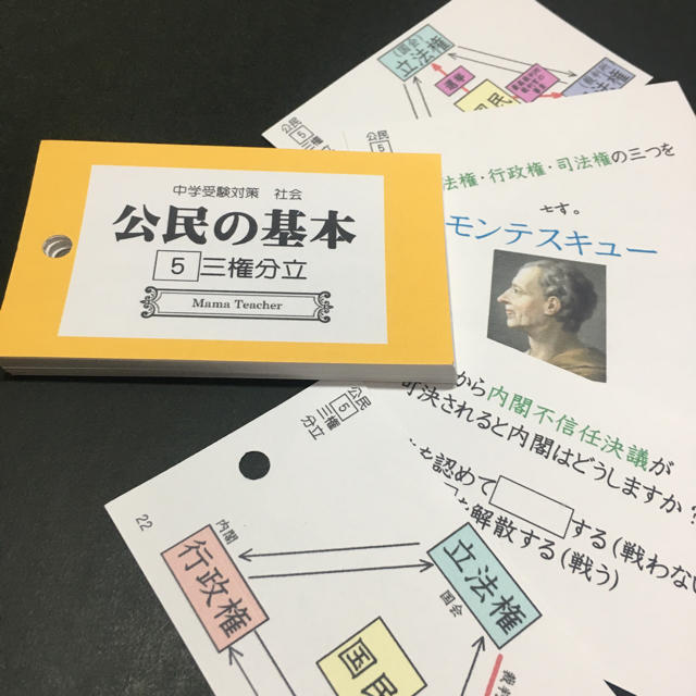 爆安プライス受験対策 社会 地理、歴史、公民 暗記カードセット 知育