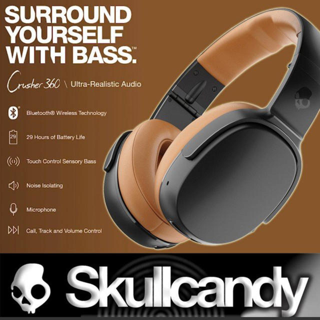 Skullcandy(スカルキャンディ)のcrusher360 スマホ/家電/カメラのオーディオ機器(ヘッドフォン/イヤフォン)の商品写真