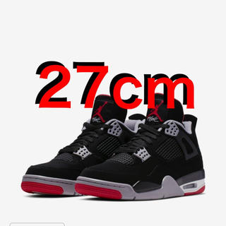 ナイキ(NIKE)のNIKE AIR JORDAN 4 BRED RED(スニーカー)