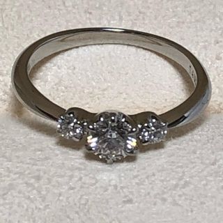 ミキモト(MIKIMOTO)のミキモト  計0.32ct  ダイヤリング  7号  新品同様(リング(指輪))