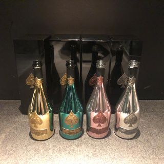 アルマンドバジ(Armand Basi)のアルマンド ゴールド シルバー ロゼ グリーン 空箱 空き瓶(シャンパン/スパークリングワイン)