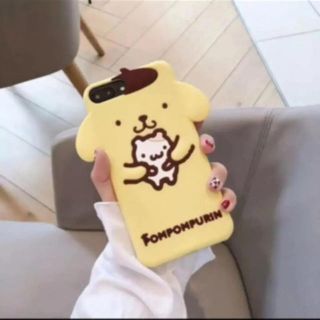 ポムポムプリン(ポムポムプリン)のポミポムプリン シリコン  iPhone ケース♪(iPhoneケース)